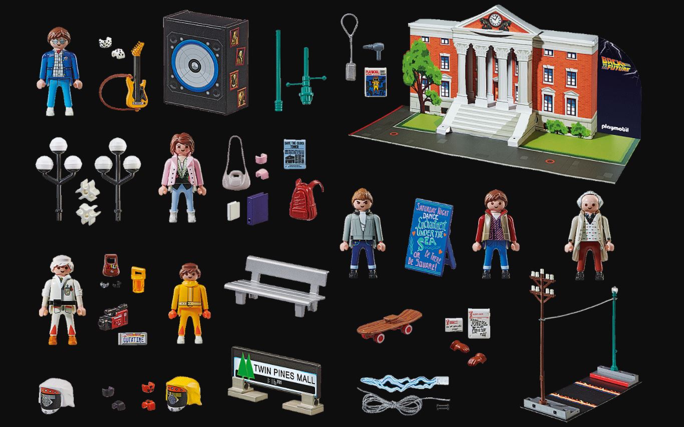 CALENDRIER DE L'AVENT RETOUR VERS LE FUTUR #70574 - PLAYMOBIL / Back to